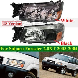 CAPQX 1 Piece US Version Halogen Front Bumper Head Light Head Lamp For Subaru Forester 2003-2004 Headlight Headlamp Turn Light