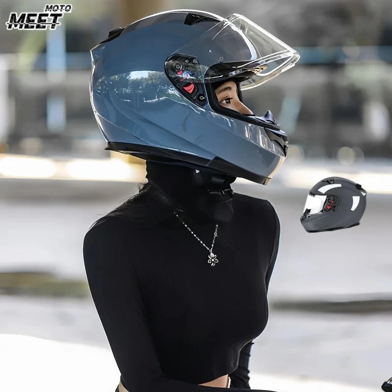 integral motocicleta negro mate unisex, antivaho e impermeable, ajuste cómodo seguro para uso diario y conducción al aire libre
