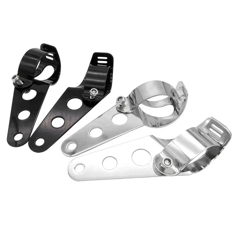 28-46mm Universal Motorcycle Headlight Mount Brackets Fork Headlamp Adjust Turn Signal Lamp Holder Turn Light Mount Bracket