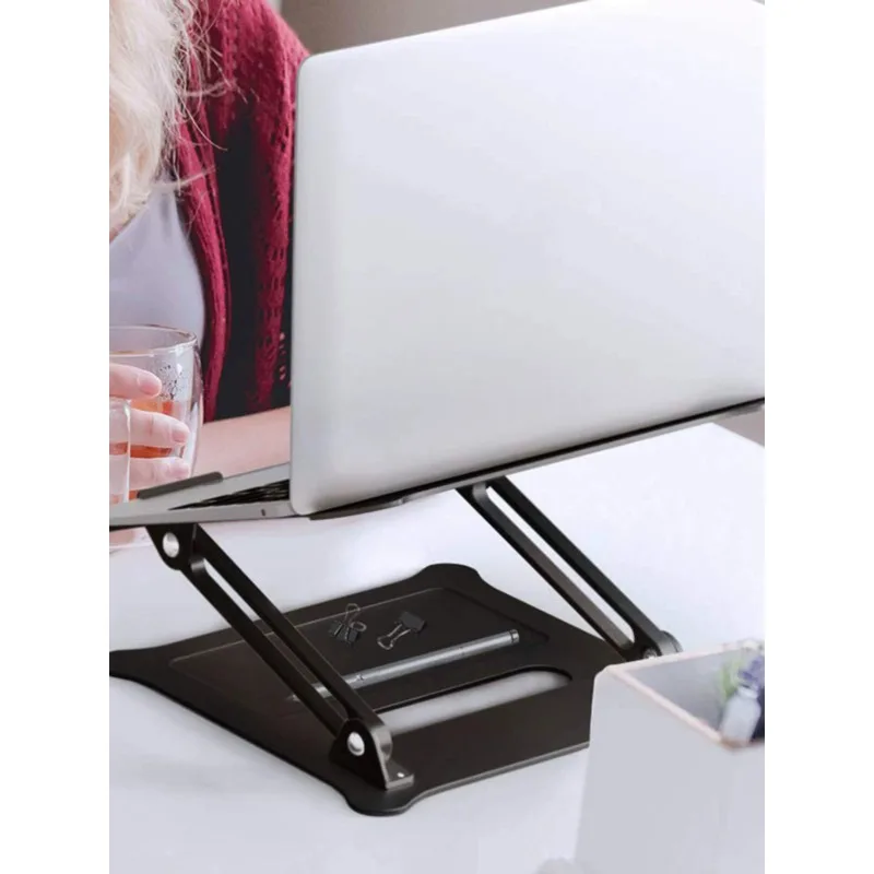 Laptop stand foldable lifting support desktop