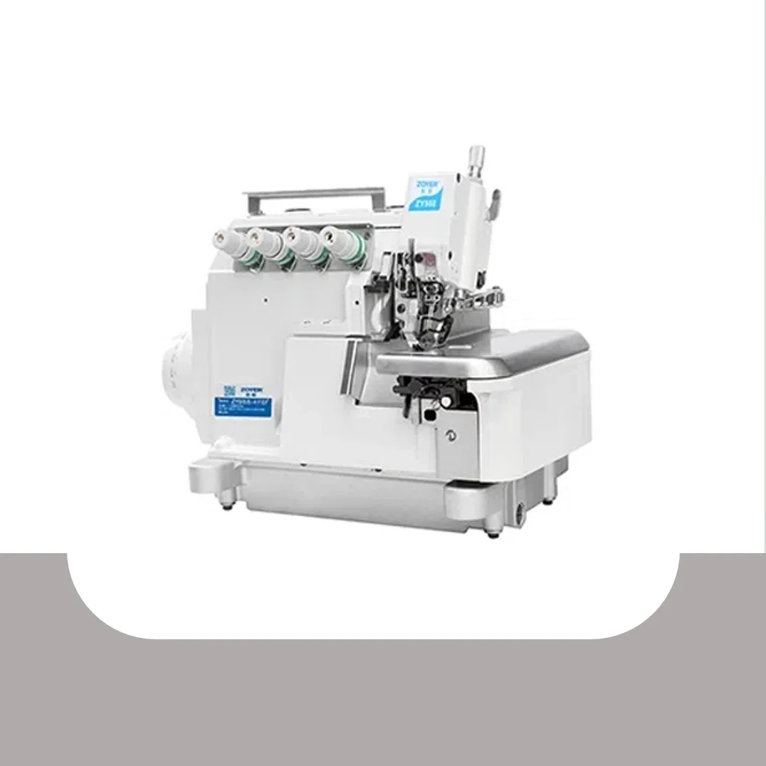 ZY988-4FD Electric Walking Foot Flat-Bed Overlock Sewing Machine With Thread Trimmer New Industrial Left Hand Cover Stitch