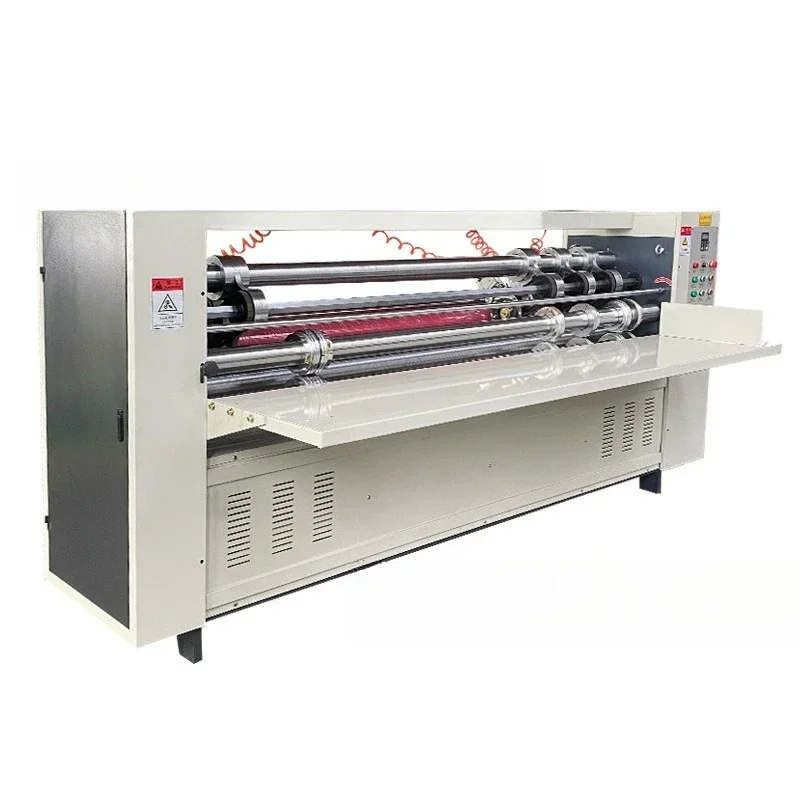 Thin knife slitting machine, corrugated cardboard slitting and indentation machine