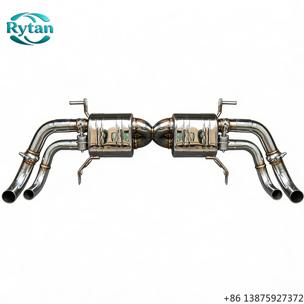 

Выхлопная система Rytan Valvetronic из нержавеющей стали 304 с клапаном, Catback, для R8