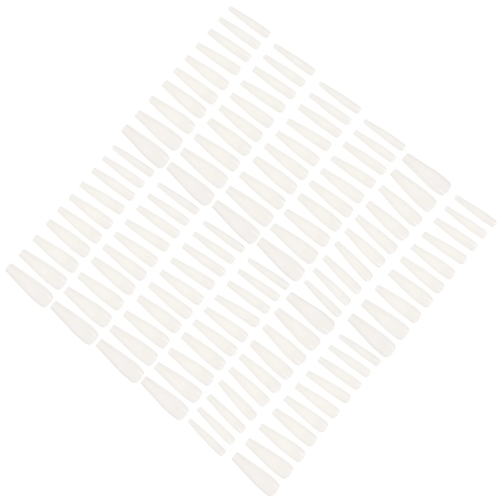 

500Pcs Ballet Coffin Nails Long Removable Nail Art Stickers for Salon DIY Full Cover Fake Nail Decors Coffin Nails Tips