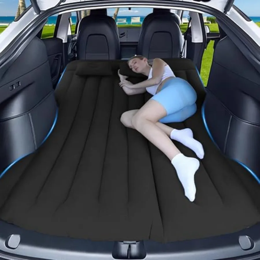 

Car Air Mattress Inflatable Bed Compatible with Tesla Model Y Mattress for SUV Truck RV Van Backseat Trunk 6.4 ft Portable and