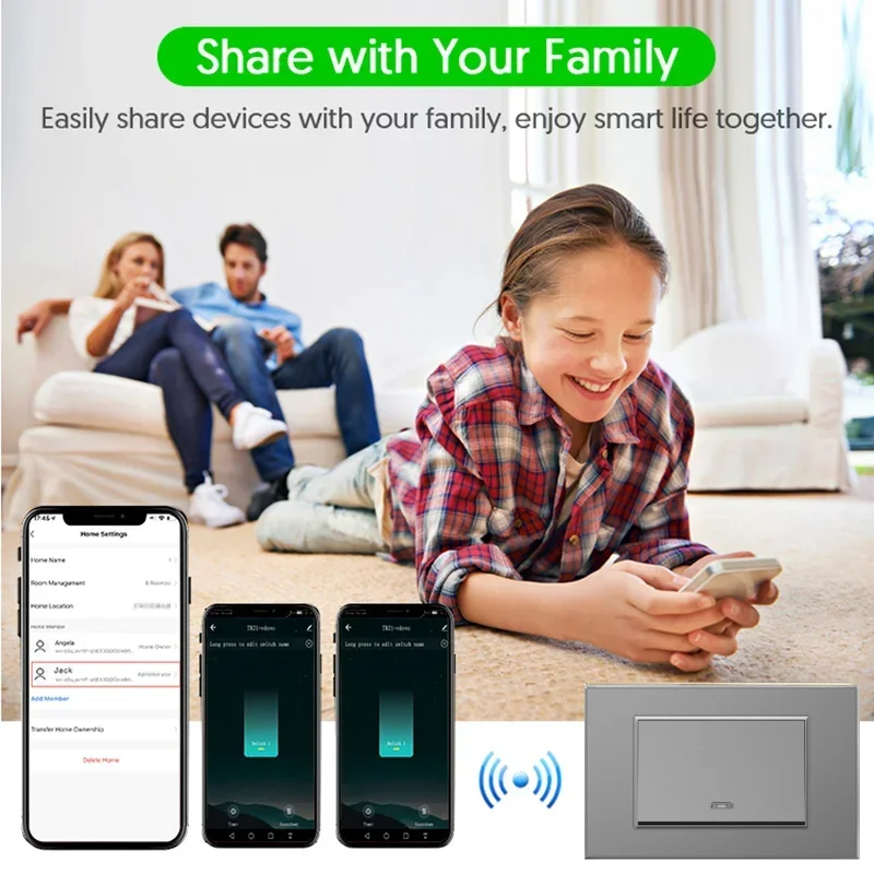 Imagem -04 - Tuya Smart-wifi e Zigbee Switch Ligar e Desligar Remoto Interruptor Cinza Claro Suporte Controle de Voz Alexa Google Home Trabalhar com Homekit Tuya