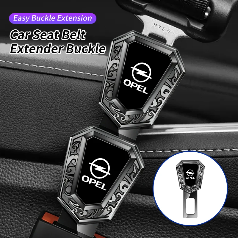 Car Seat Belt Extender Safety Belt Lock Buckle Plug Accessories For Opel Corsa Astra Insignia Vectra Zafira Meriva Mokka Grandla - view 3