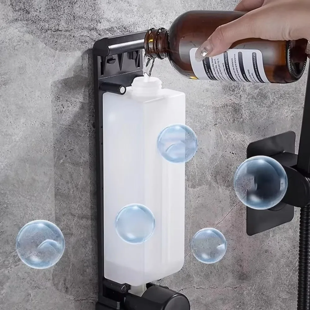 

Magnetic Shower Gel Dispenser Plastic Touchless Wall Mount Dispenser Moisture-proof Wear-resistant Shower Liquid Dispenser