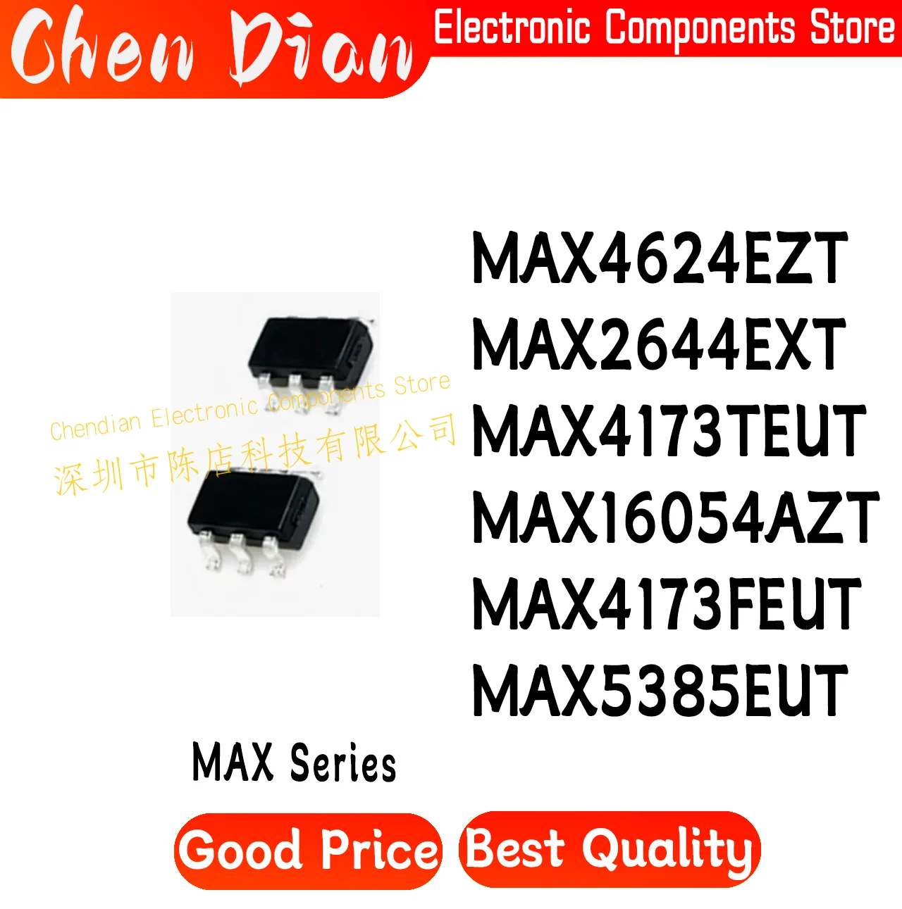 MAX4624EZT MAX2644EXT MAX4173TEUT MAX16054AZT MAX4173FEUT MAX5385EUT+T SOT23-6 New Original Genuine