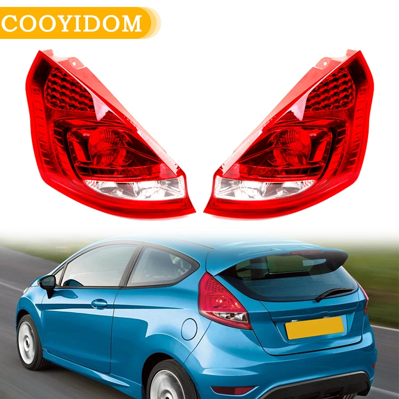 

Автомобильный задний фонарь в сборе для Ford Fiesta Hatchback 2009 2010 2011 2012, стоп-сигналы, указатели поворота, задний фонарь без лампы