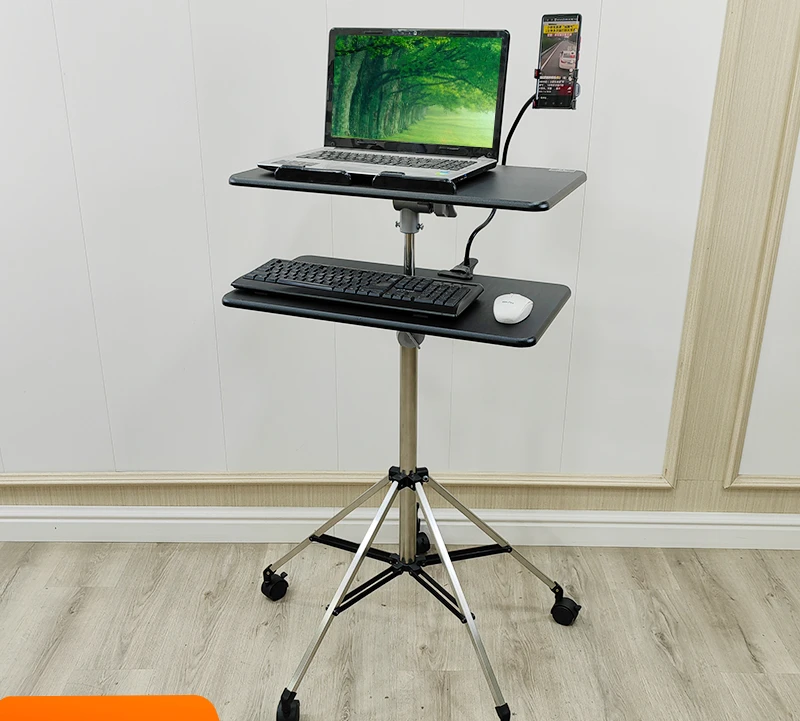 Portable standing laptop lifting table folding outdoor standing desk escritorios para computadora