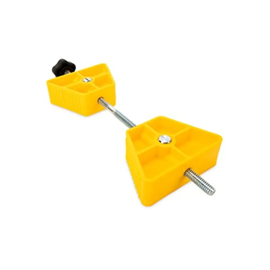 

Small RV Wheel Stop - Features a Lightweight Heavy-Duty Design with a Rubber Handle, Prevents Shifting of Trailer Tandem Tires