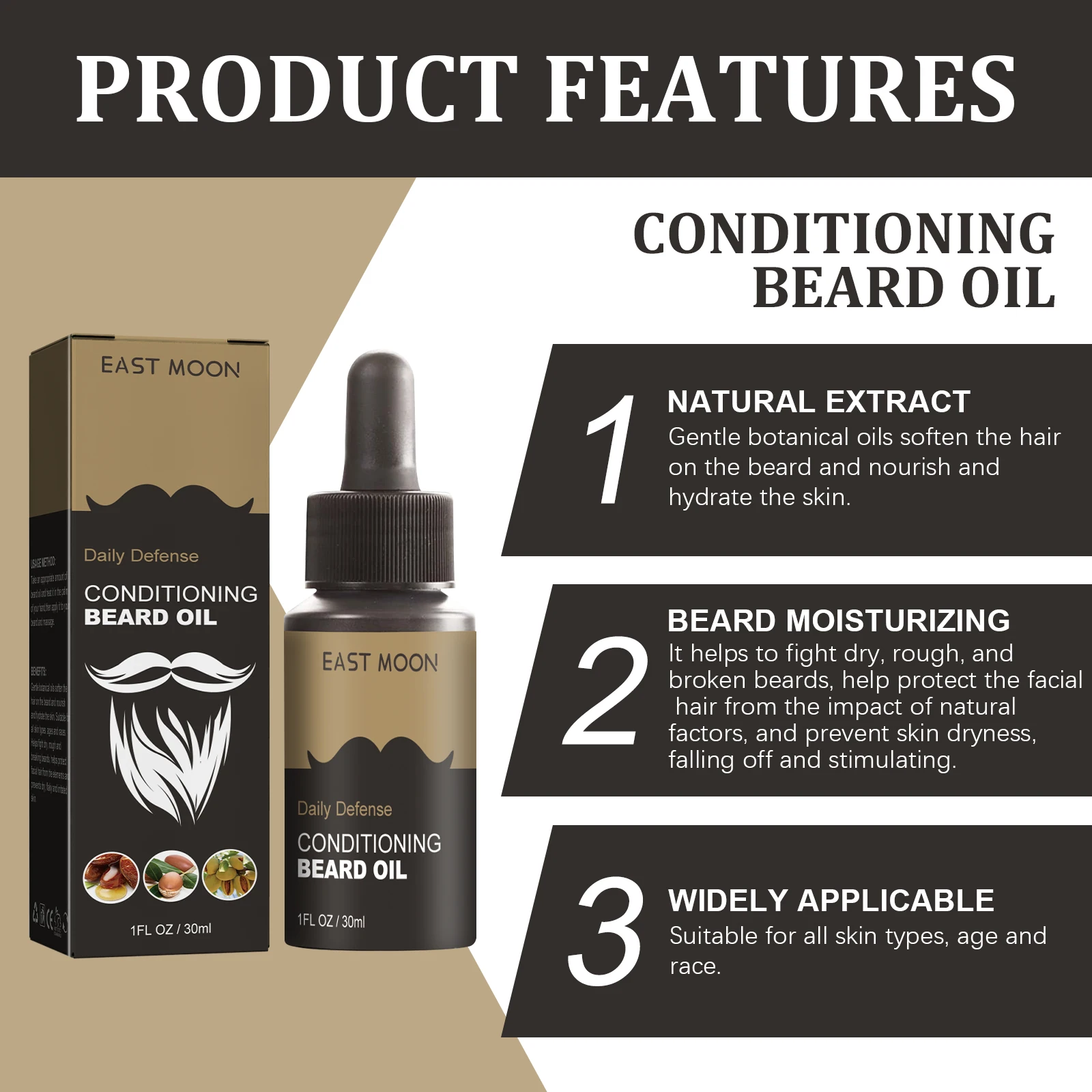 30ml Facial Hair Beard Growth  - Men'S Grooming Tonic 评论和价格