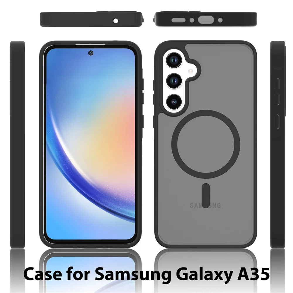 For Samsung Galaxy A56 A55 5G Case PC + TPU Back Cover Galaxy A36 A35 5G Phone Case For Samsung A26 A25 A16 A15 5G Luxury Cover - náhled 3