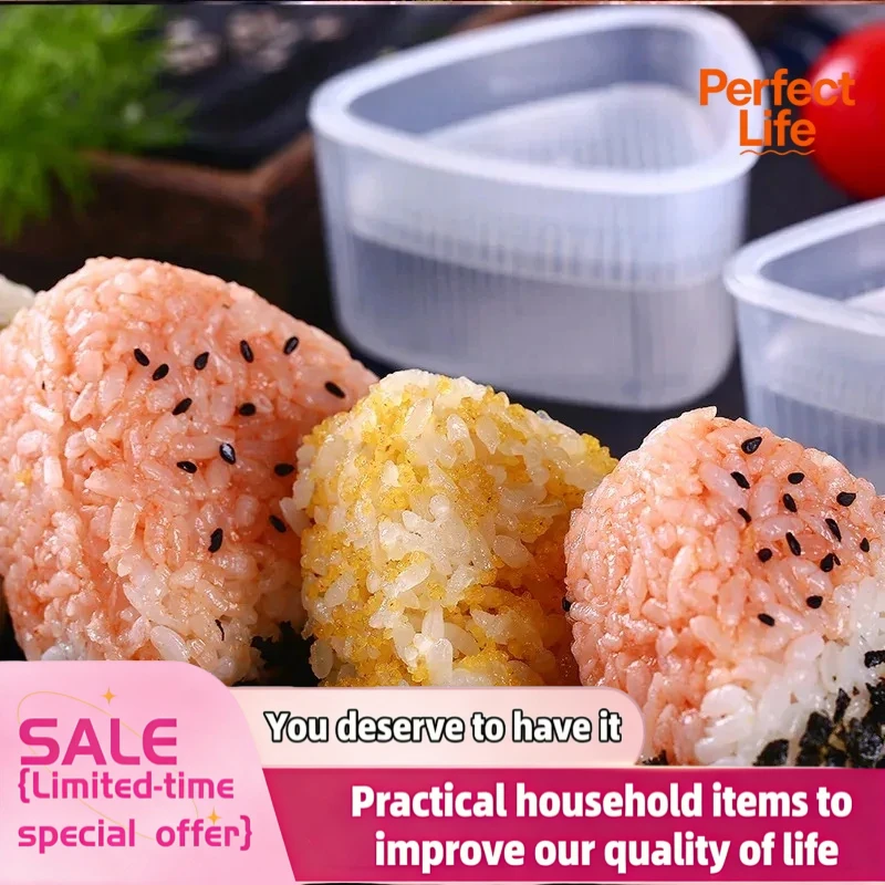 1Pcs Kitchen Accessories Sushi Mould Triangle Mould Sushi Machine Mould Sushi Tool Onigiri Rice Ball Bento Machine Mould