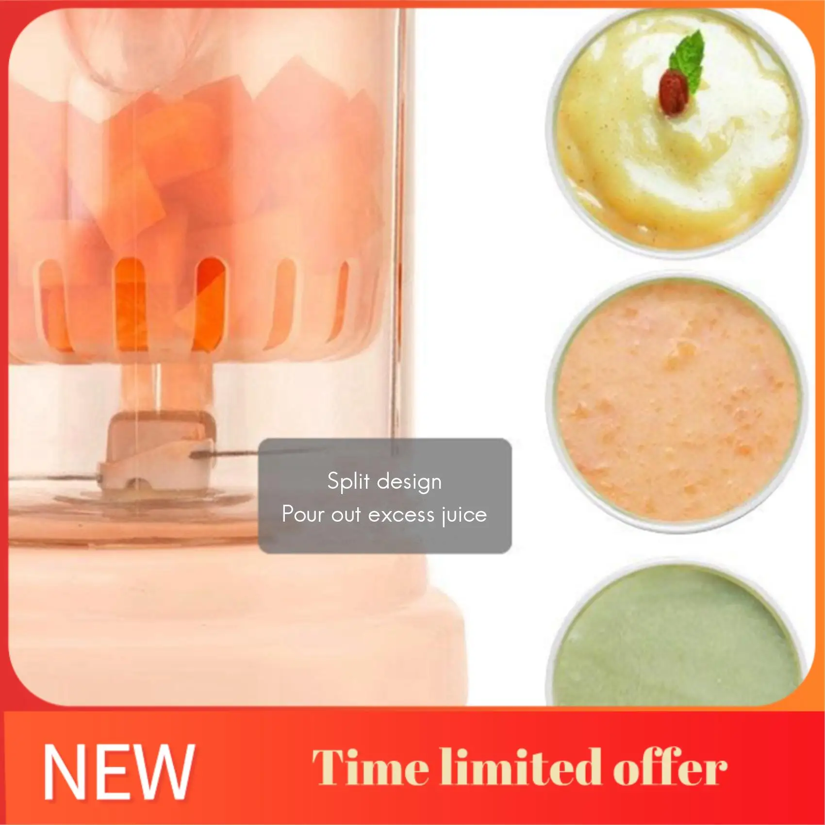 

A006-Baby Food Maker,Multi-Function Steamer Grinder Blender Mills Machine Auto Grinding Food Processor For Baby EU Plug