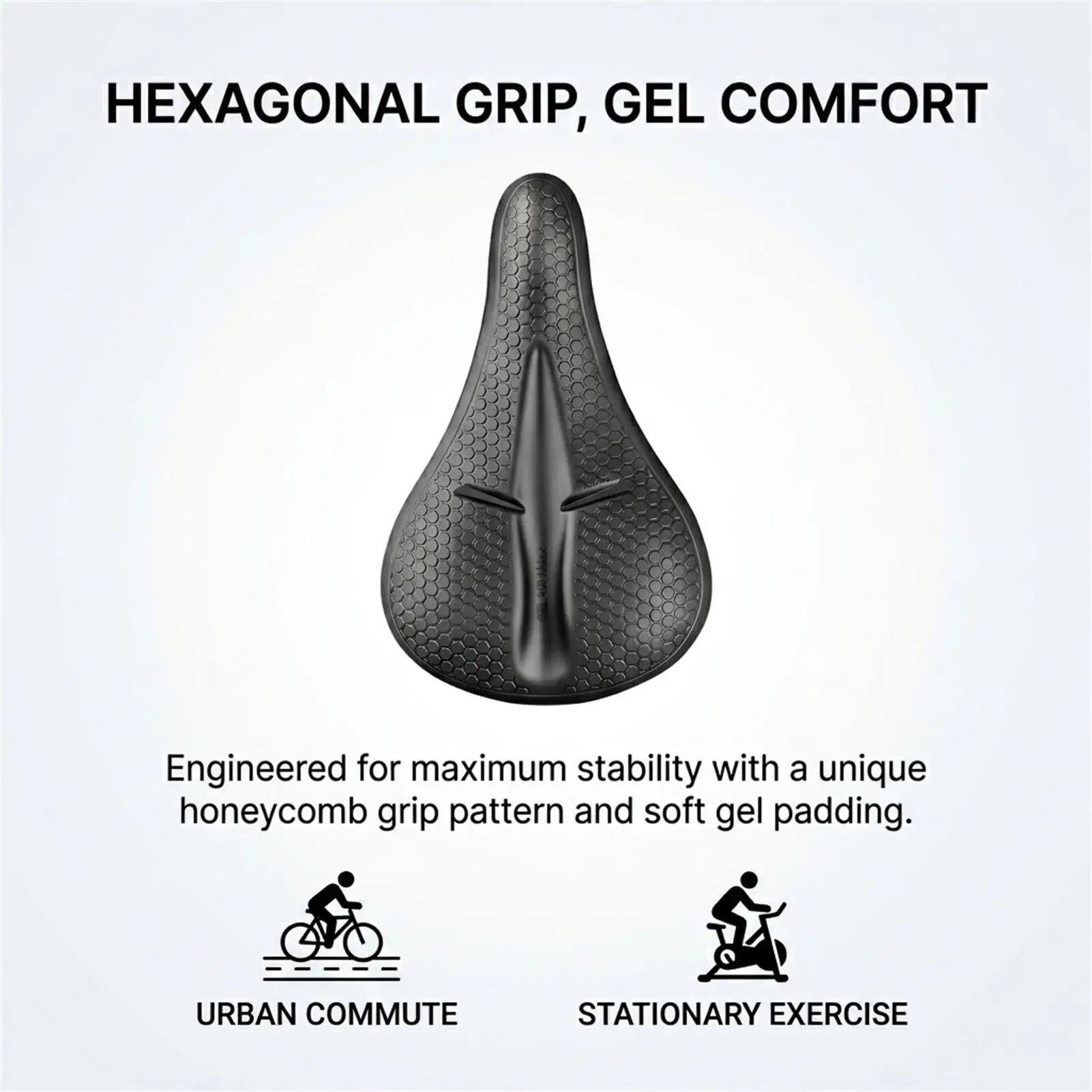 Silicone Bicycle Seat Cover Thickened Anti Pain Waterproof Mountain Bike Cycling Accessory Suitable For Commuters And Cyclists view 5