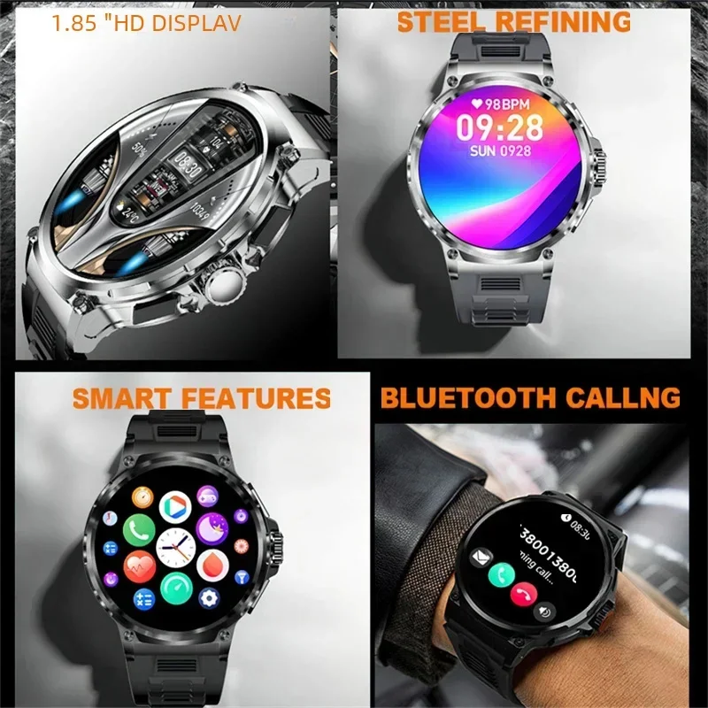 2024 Smart Watch Women Ultra Series 9 NFC Smartwatch Men BT Call Waterproof Wireless Charging 2.15\