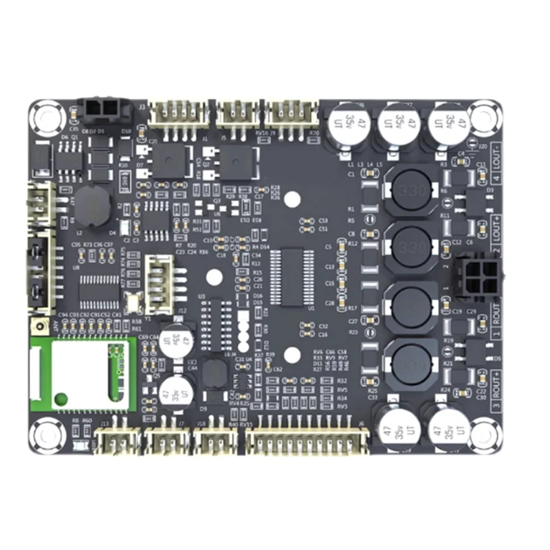 【B89E】Bluetooth 5.0 2 X 30W クラス D オーディオパワーアンプ DSP 信号処理付きパワーアンプボード