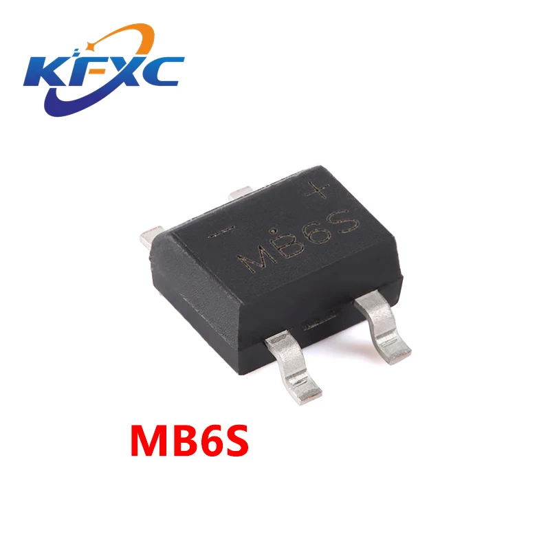 50pcs/Lot MB6S MB10S MB6F MB10F SOP-4 Bridge Rectifier