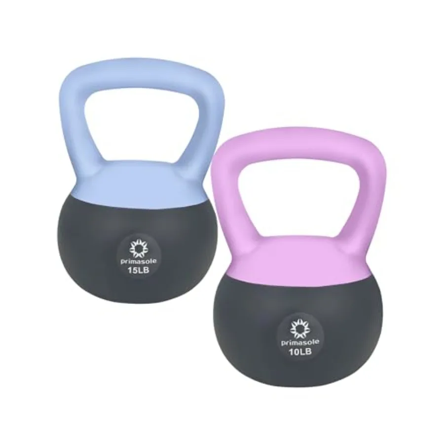 

Мягкая гиря Primasole 10.15 фунтов, набор гирь с антискользящей основой для устойчивости, утяжелители для рук для женщин и мужчин, для дома