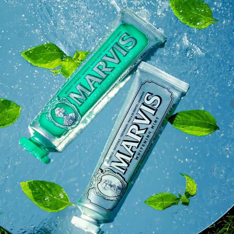 Italian Original Marvis Long-lasting Fresh Breath Lingering Fragrance Jasmine Mint Toothpaste Tooth Whitening Beauty Products