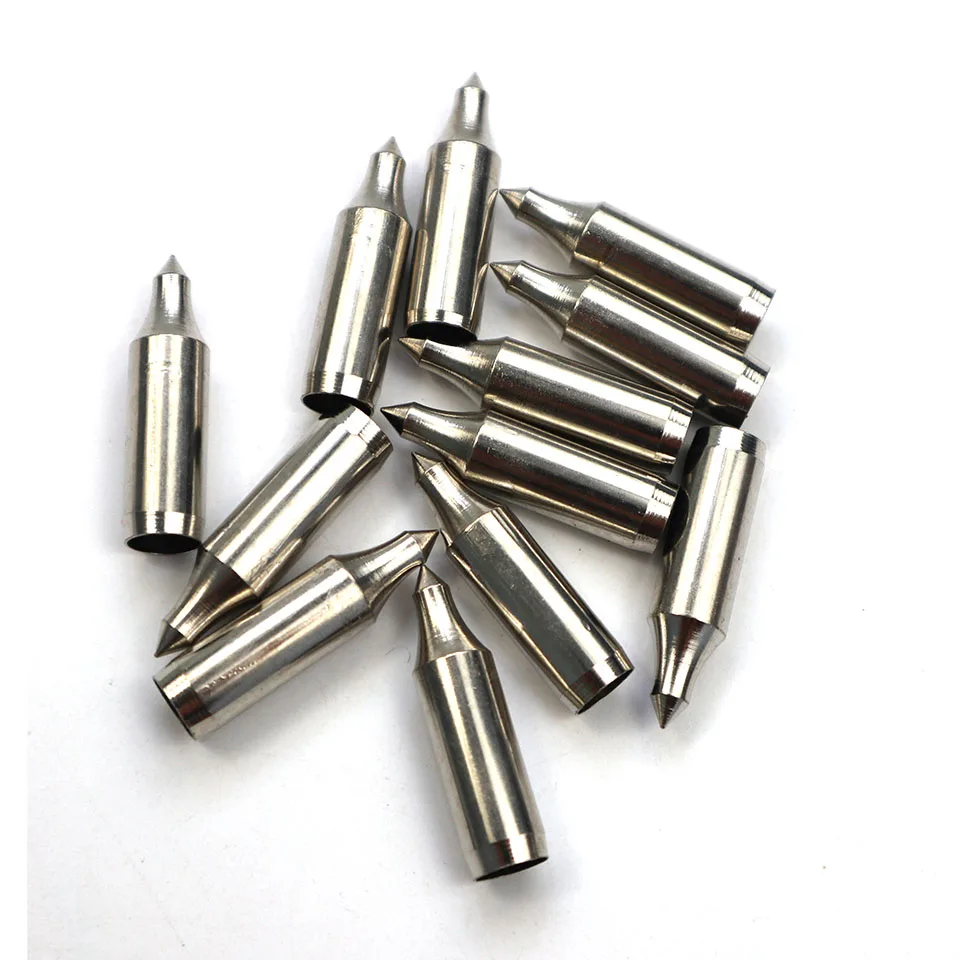 12pcs DIy 55 85 100 Grain Metal Arrow Point Tip for OD 6mm 7mm 8mm Arrow Shaft  Bamboo Wooden Arrow Outer Point