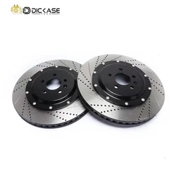 Dicase racing high quality two-piece brake disc 370*32mm with center hat and ceramics hp1000 pads for cupra