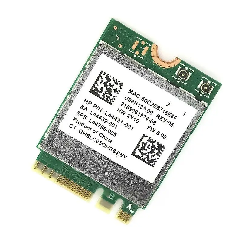 1 ชุด RTL8822CE Dual-Band 802.11ac 1200Mbps M2 การ์ดไวไฟ 2.4 กิกะเฮิร์ตซ์บลูทูธ-เข้ากันได้กับการ์ด WIFI การ์ดเชื่อมต่อ IPX