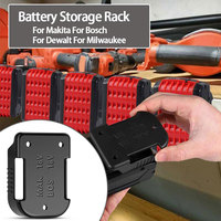 Battery Storage Mounting Bracket For Makita/Bosch/Dewalt/Milwaukee 18V Battery Wall-mounted Battery Holder Belt Clip Bracket