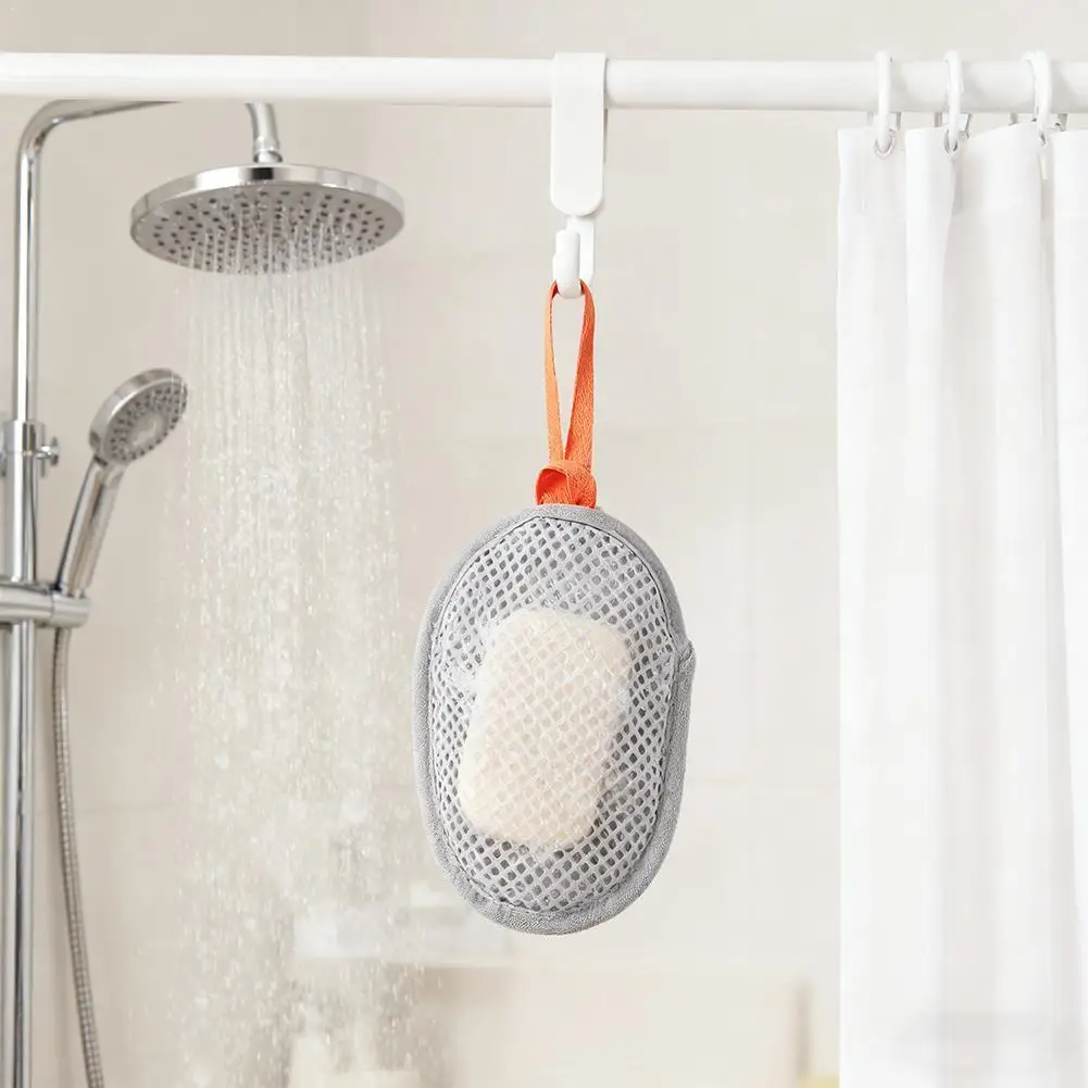 ฟองน้ำตาข่ายอาบน้ำ 1 ชิ้น สำหรับอาบน้ำและล้างตัว ขัดผิวและทำความสะอาดอย่างล้ำลึก สำหรับอุปกรณ์ในห้องน้ำ