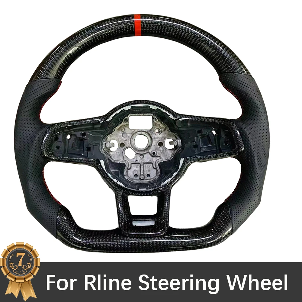 

For Rline Steering Wheel Assembly Custom Carbon Fiber With Frame With Red Back Label Assembly Accessories Attachments