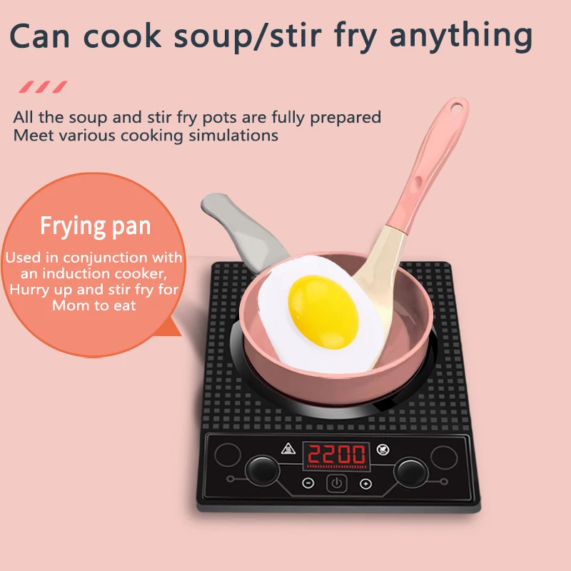 Deze keukenspeelgoedset voor kinderen bevat speelkookgerei en kookpakketten, waardoor het een perfect cadeau voor zowel meisjes als jongens.