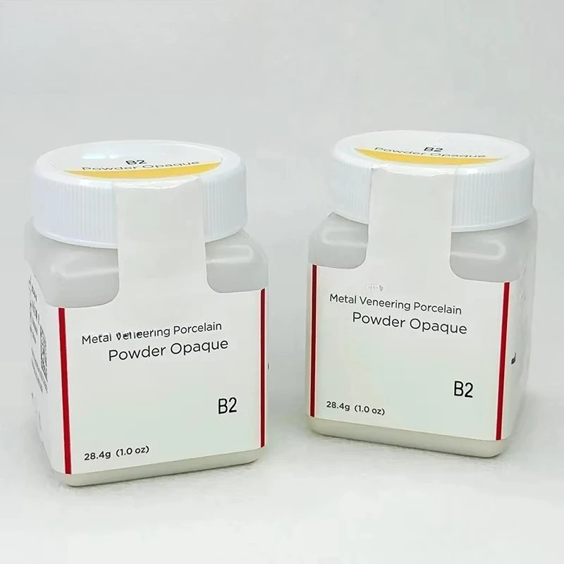 الأسنان القشرة المعدنية الخزف مسحوق الخزف المعدني PO مسحوق مختبر الأسنان القشرة المعدنية الخزف الأسنان طقم أسنان الأسنان الاستهلاكية