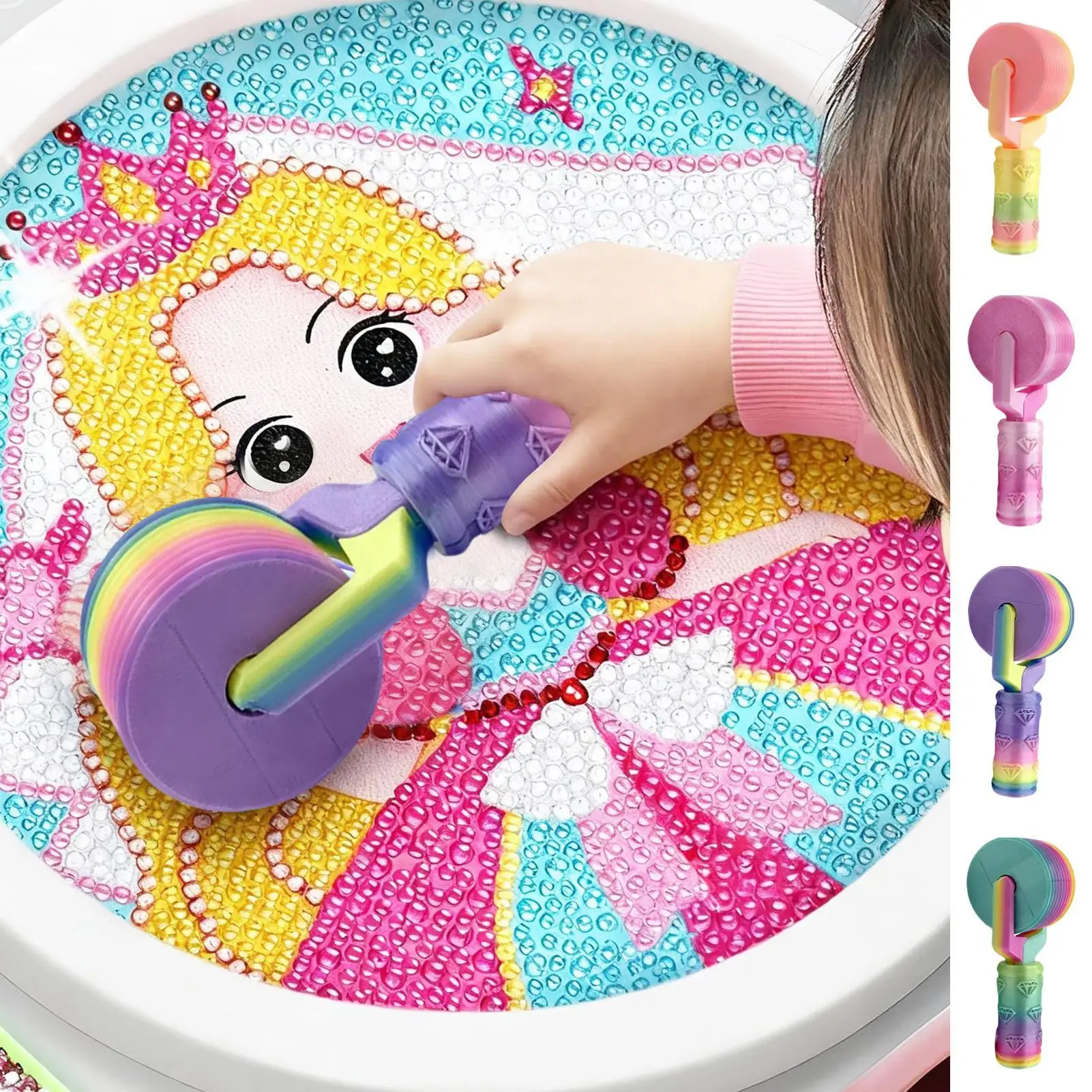 Art Applicator Ergonomic Adjustable Applicator Painting Tools Kit Accessories For Home Indoor Family Friends Men Women Adults