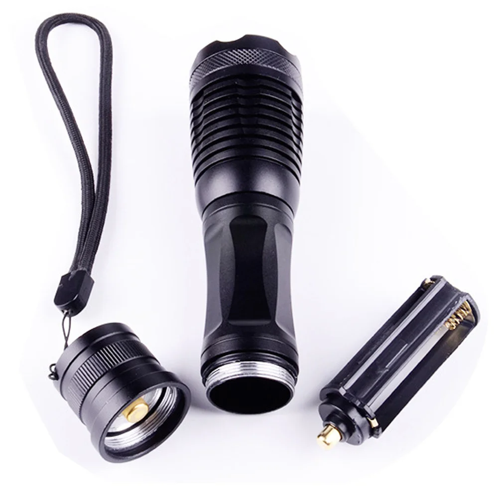 

Mini Uv LED Flashlight 395nm Double Light Source 5 Modes Adjustable Focus Scorpion Hunting Pet Urine Without