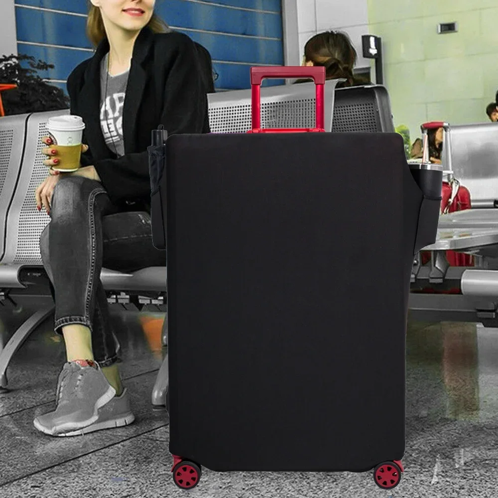 Protection Luggage Cover Bag Travel Pull Rod Box Covers Thickened Wear-resistant Dust Elastic 18-32 Inch Multi Pocket 3D Image