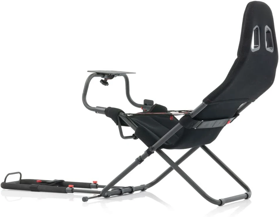 Challenge Racing Simulator Cockpit  Foldable & Adjustable  for High Performance Sim Racing Compact & Flexible Sup