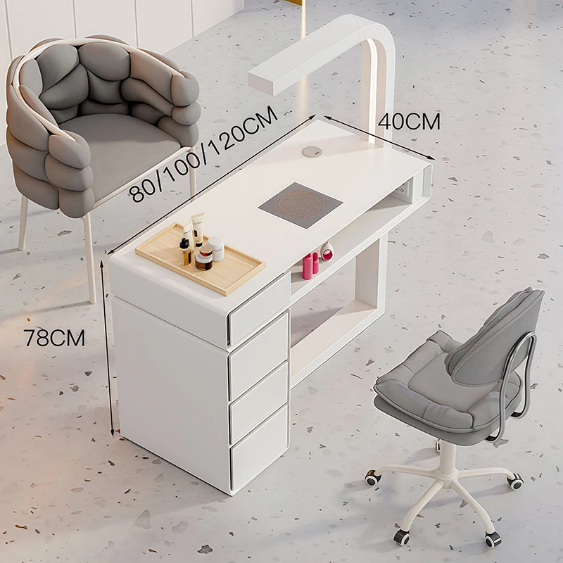 

Складной стол для макияжа, кресло для ногтей, маникюрная мебель, двойные столы для ногтей, стол для ногтей, мебель для педикюра золотого цвета, маникюрный стол
