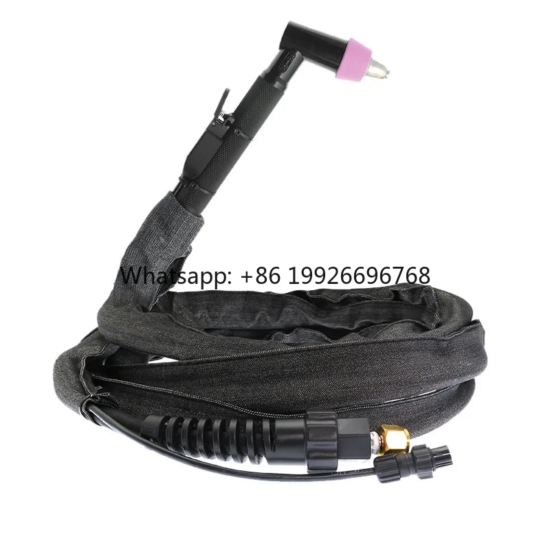 AG-60 SG55 High Quality Durable Copper Plated Air Plasma Cutting Torch Air-Cooled Inverter DC 54V 3m/4m/5m Angled Head