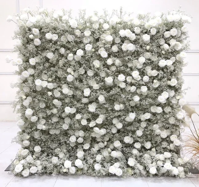 

Hot Sale Gypsophila Flower Wall Background Decoration Wedding Props Artificial Flowers