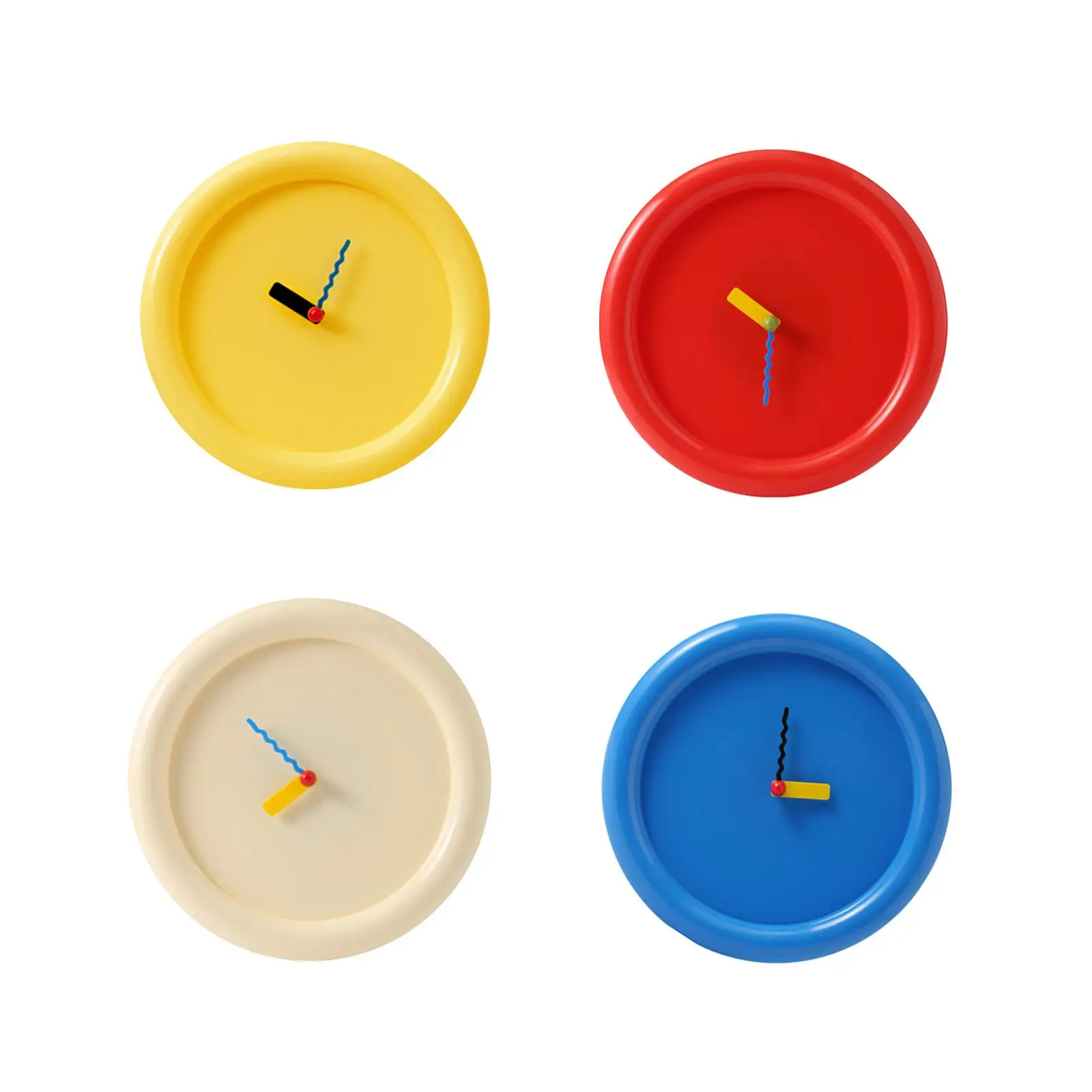 12inch Wall Clock Non Ticking Accurate Movement Modern Minimalist Design Battery Powered for Classroom Decor Multifunctional