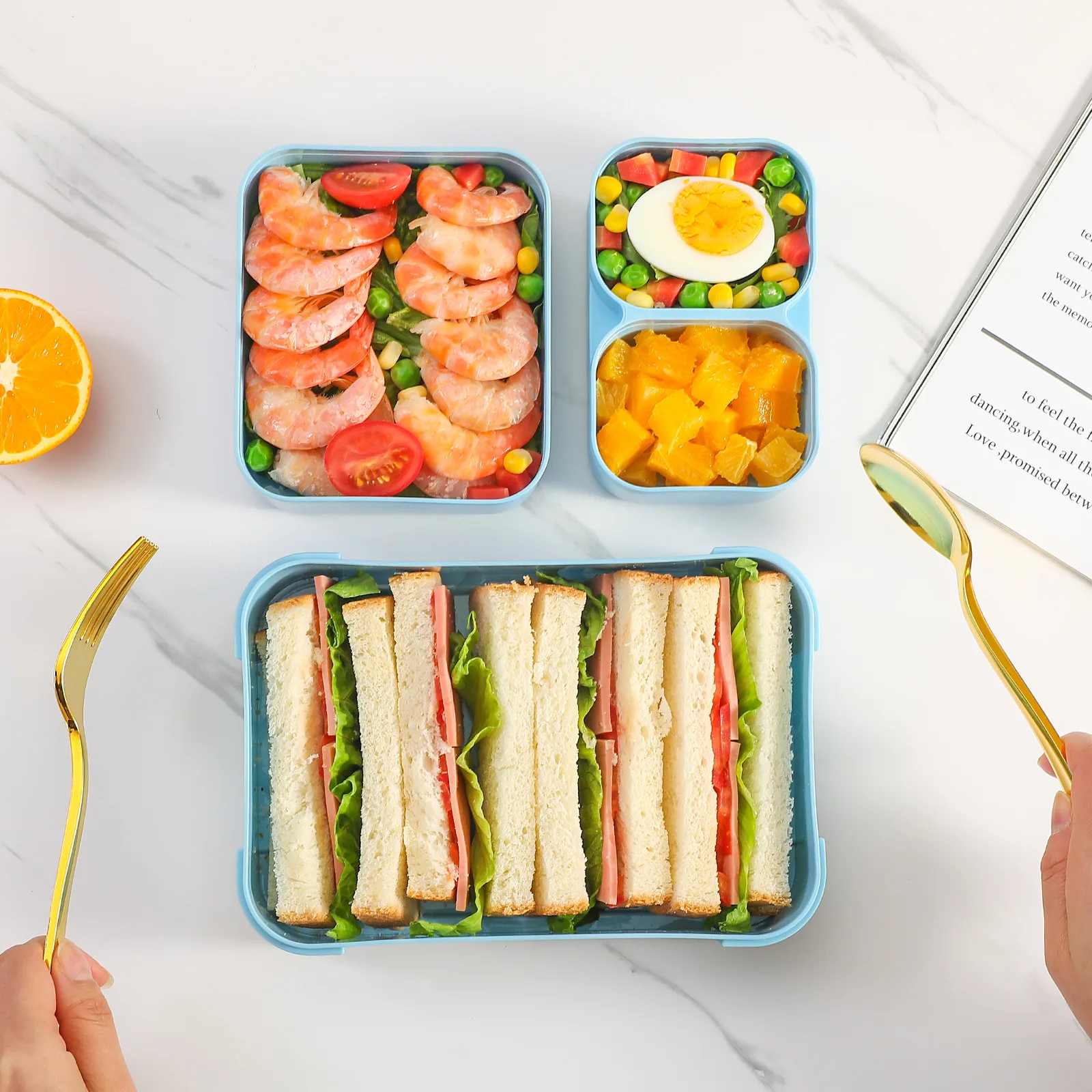 Moderne Bento Lunchbox 4-compa - Meal Prep For Office recensie en prijs