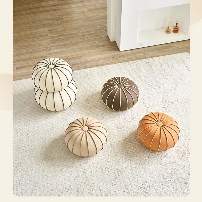 Household round stool small stool high sense living room sofa stool coffee table