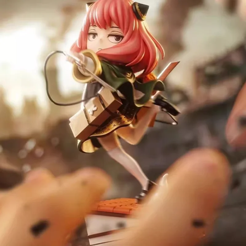 

SPY PLAYHOUSE Ania cos Captain's attack giant and beautiful girl figurine model Toys For Boys /Girls Kids Gift Collectible Model