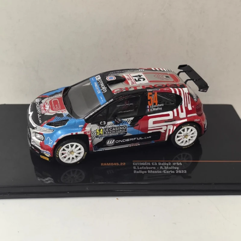 

IXO 1/43 Scale C3 #54 2022 Alloy Simulation Car Model Static Collection Decorated Holiday Gifts Toys Souvenir Gift