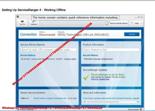 Imagen 2 del producto 2025 Eaton Service Ranger 4.13 Ingeniería Eaton ServiceRanger + Base de datos 1 pieza instalar SR4.12 Transmisiones códigos de fallos inactivos