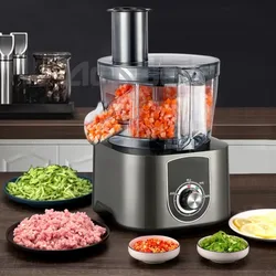 220V Slicing Dicing Shredding Three-in-one Dicing Machine Multi-functional Fruit Vegetable Commercial Vegetable Cutting Machine