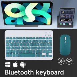 Wireless Keyboard For ipad Mini Pro Bluetooth Teclado For Samsung Xiaomi Huawei Spainsh French Portuguese Arabic Russia Hebrew