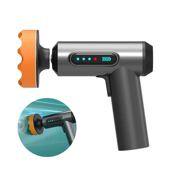 Electric polishing wax tool wireless car polishing machine 4000mah auto polish waxing machine for car body cleanig waxing repair